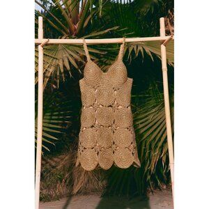 SIMON MILLER Beep Beep Mini Dress Star Gold